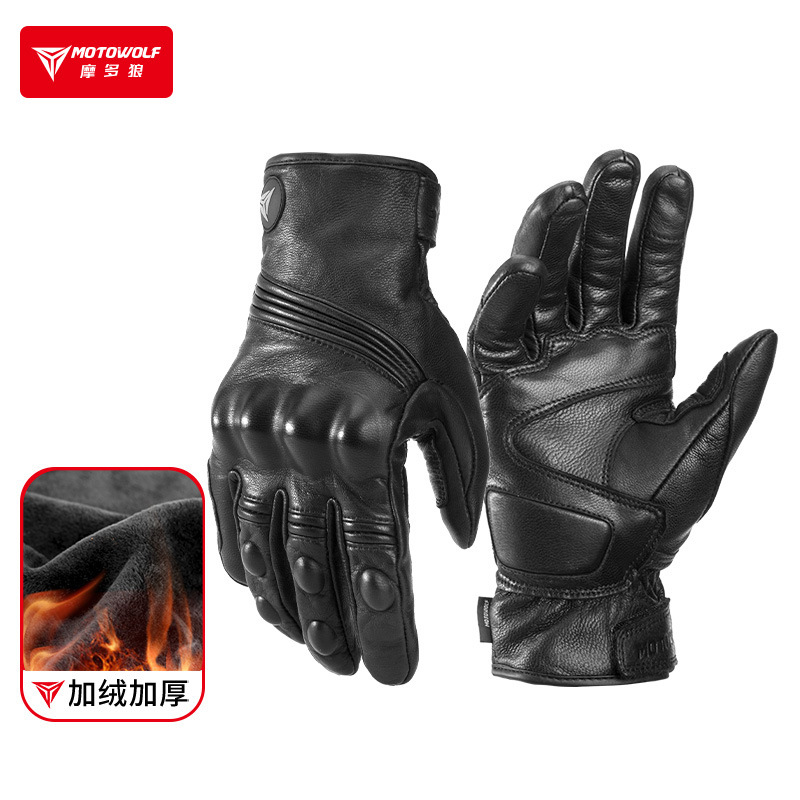 Motorcycle Glove Knuckle - Erkekler ve Kadınlar için Kışlık Motosiklet