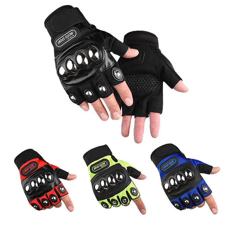 Motorcycle Glove Knuckle - Yarım Parmak Koruyucu Motosiklet Eldivenleri Çelik