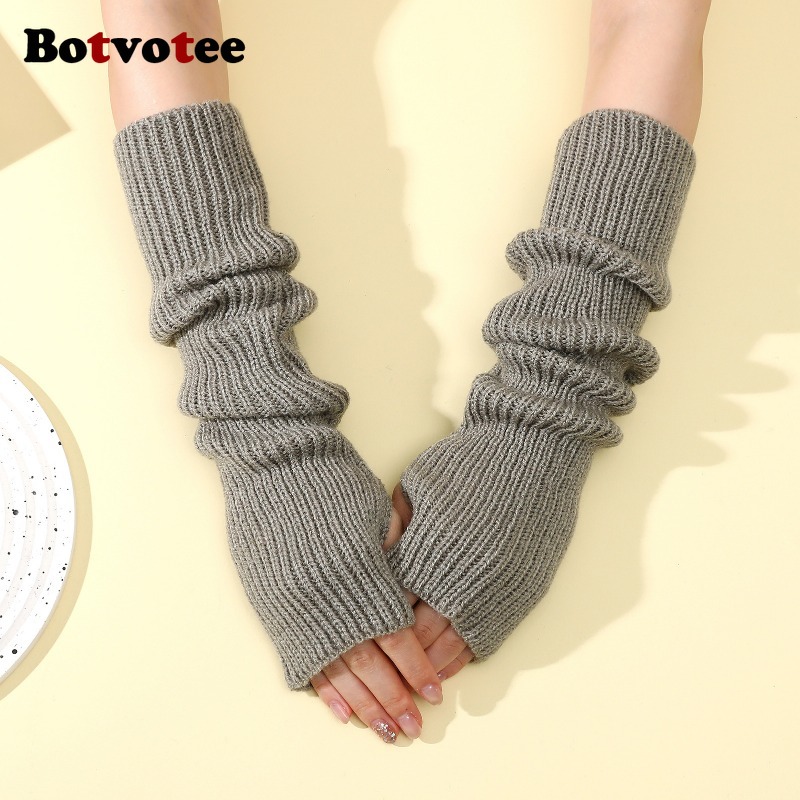 Botvotee Y2k Aksesuarları Örgü - Fingerless Glove Knit incelemesi ve fiyatı